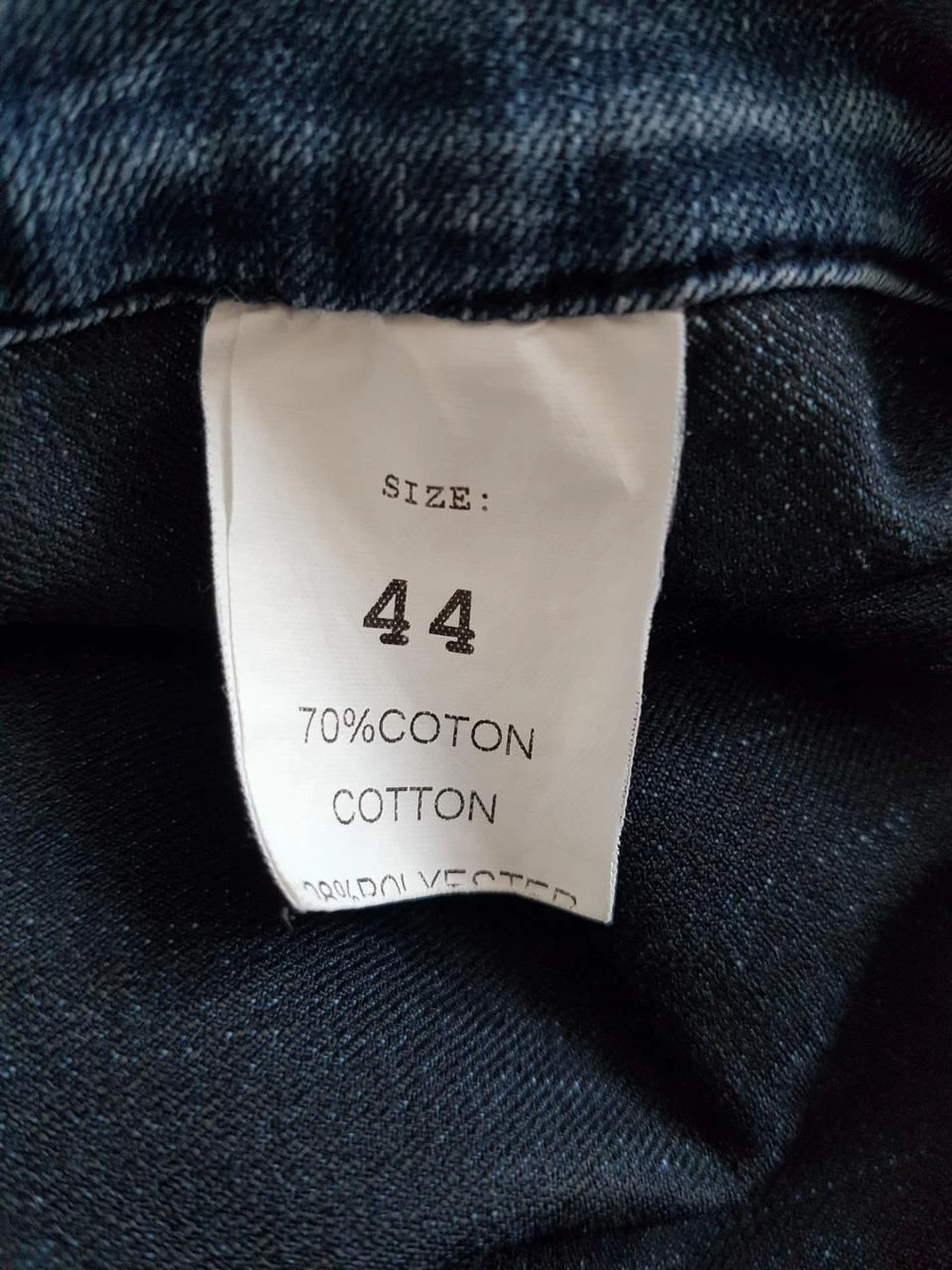 👧Jean Weinberg azul crudo - Corte recto - Talla 44 – photo 5